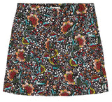 Rokje met all-over print | Off Black
