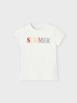Josekine ss slim top | White Alyssum