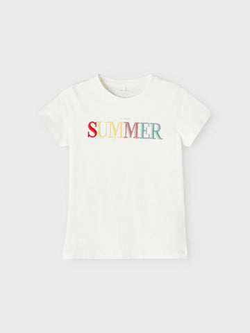 Josekine ss slim top | White Alyssum