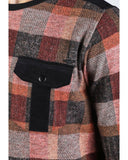 Sweater | Check Black/Brick