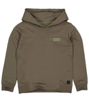 Andries hooded sweater | Green Greyish