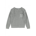 Drillo ls knit | Grey Melange