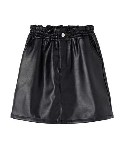 Lusara pu skirt | Black